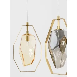 KARE Design Hängeleuchten-Hangeleuchte Diamond Fever Dining Brass 110Cm