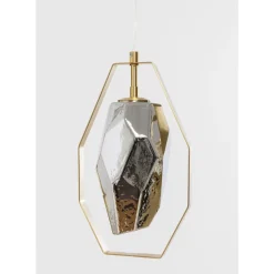 KARE Design Hängeleuchten-Hangeleuchte Diamond Fever Dining Brass 110Cm