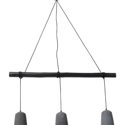 KARE Design Hängeleuchten-Hangeleuchte Dining Concrete Schwarz Tre