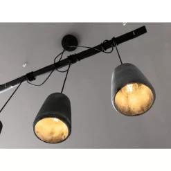 KARE Design Hängeleuchten-Hangeleuchte Dining Concrete Schwarz Tre