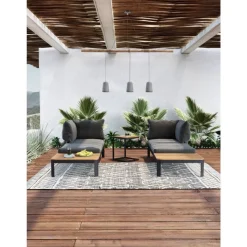 KARE Design Hängeleuchten-Hangeleuchte Dining Concrete Schwarz Tre