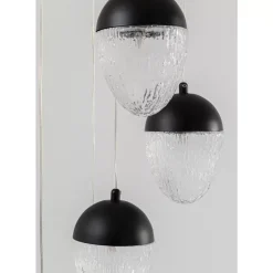 KARE Design Hängeleuchten-Hangeleuchte Frozen 5 Schwarz Matt O35Cm