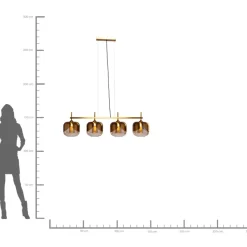 KARE Design Hängeleuchten-Hangeleuchte Golden Goblet Quattro O25Cm
