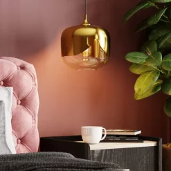 KARE Design Hängeleuchten-Hangeleuchte Golden Goblet O25Cm