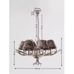 KARE Design Hängeleuchten-Hangeleuchte Huntsman 6Er