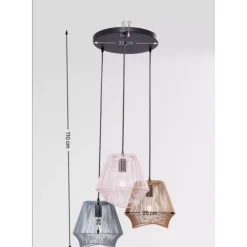 KARE Design Hängeleuchten-Hangeleuchte Ischia Spiral Tre