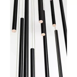 KARE Design Hängeleuchten-Hangeleuchte Living Vegas Deluxe Schwarz Matt Led