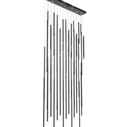 KARE Design Hängeleuchten-Hangeleuchte Living Vegas Deluxe Schwarz Matt Led