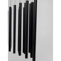 KARE Design Hängeleuchten-Hangeleuchte Living Vegas Schwarz Matt Led 120Cm