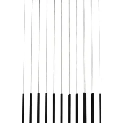 KARE Design Hängeleuchten-Hangeleuchte Living Vegas Schwarz Matt Led 120Cm
