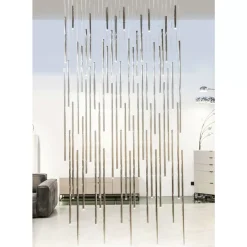 KARE Design Hängeleuchten-Hangeleuchte Living Vegas Deluxe Chrome Led