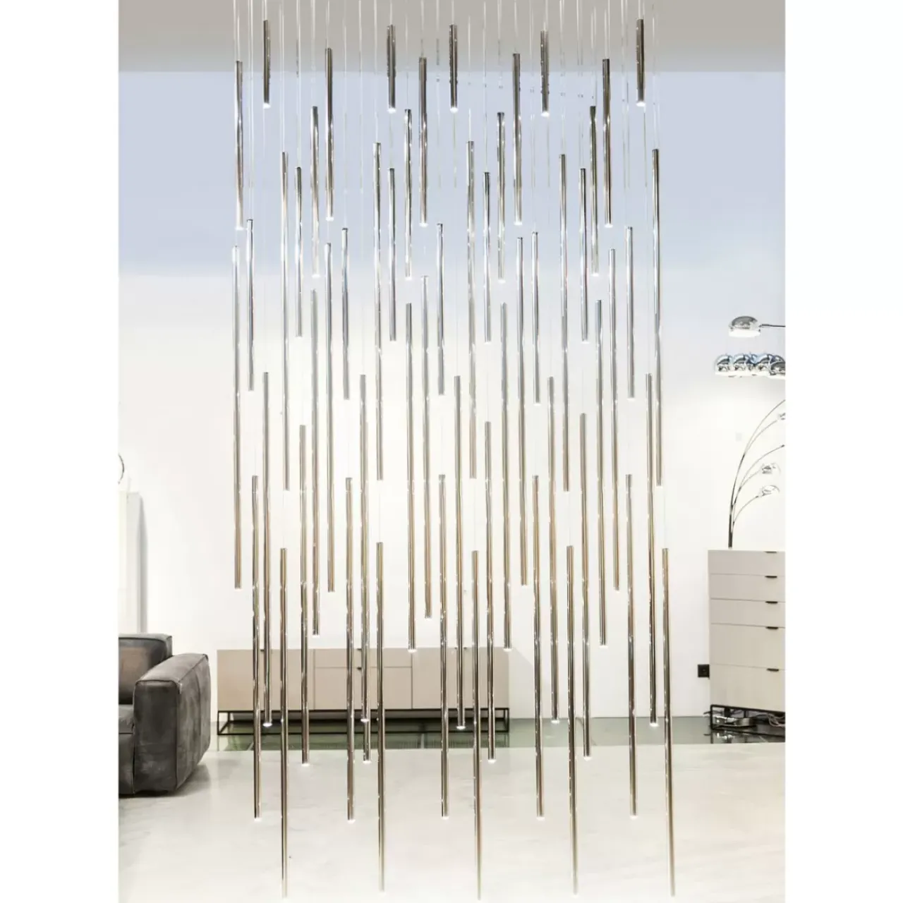 KARE Design Hängeleuchten-Hangeleuchte Living Vegas Deluxe Chrome Led