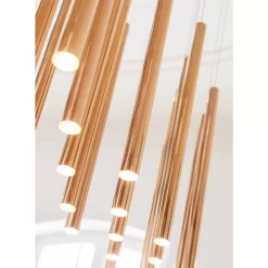 KARE Design Hängeleuchten-Hangeleuchte Living Vegas Brass Led