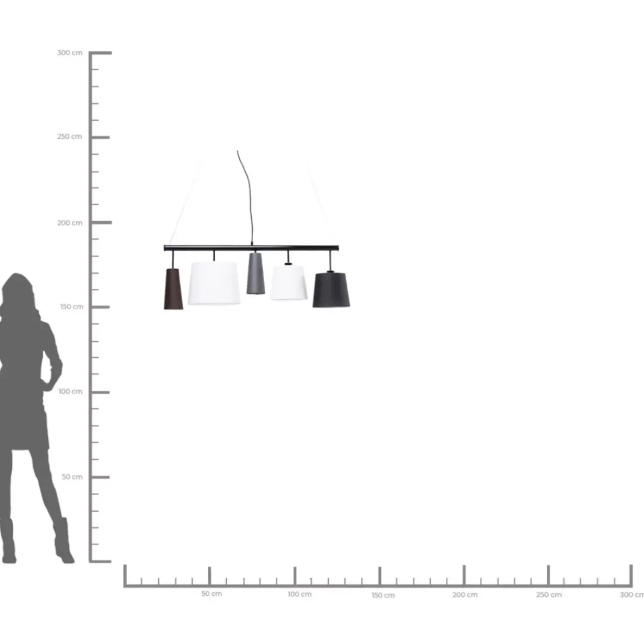 KARE Design Hängeleuchten-Hangeleuchte Parecchi Black 100