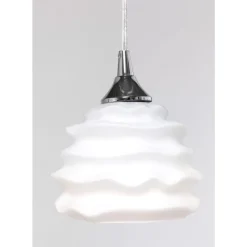 KARE Design Hängeleuchten-Hangeleuchte Ruffle Dining Weis