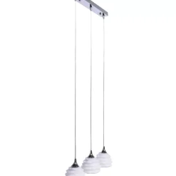 KARE Design Hängeleuchten-Hangeleuchte Ruffle Dining Weis