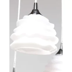 KARE Design Hängeleuchten-Hangeleuchte Ruffle Weis O 37Cm