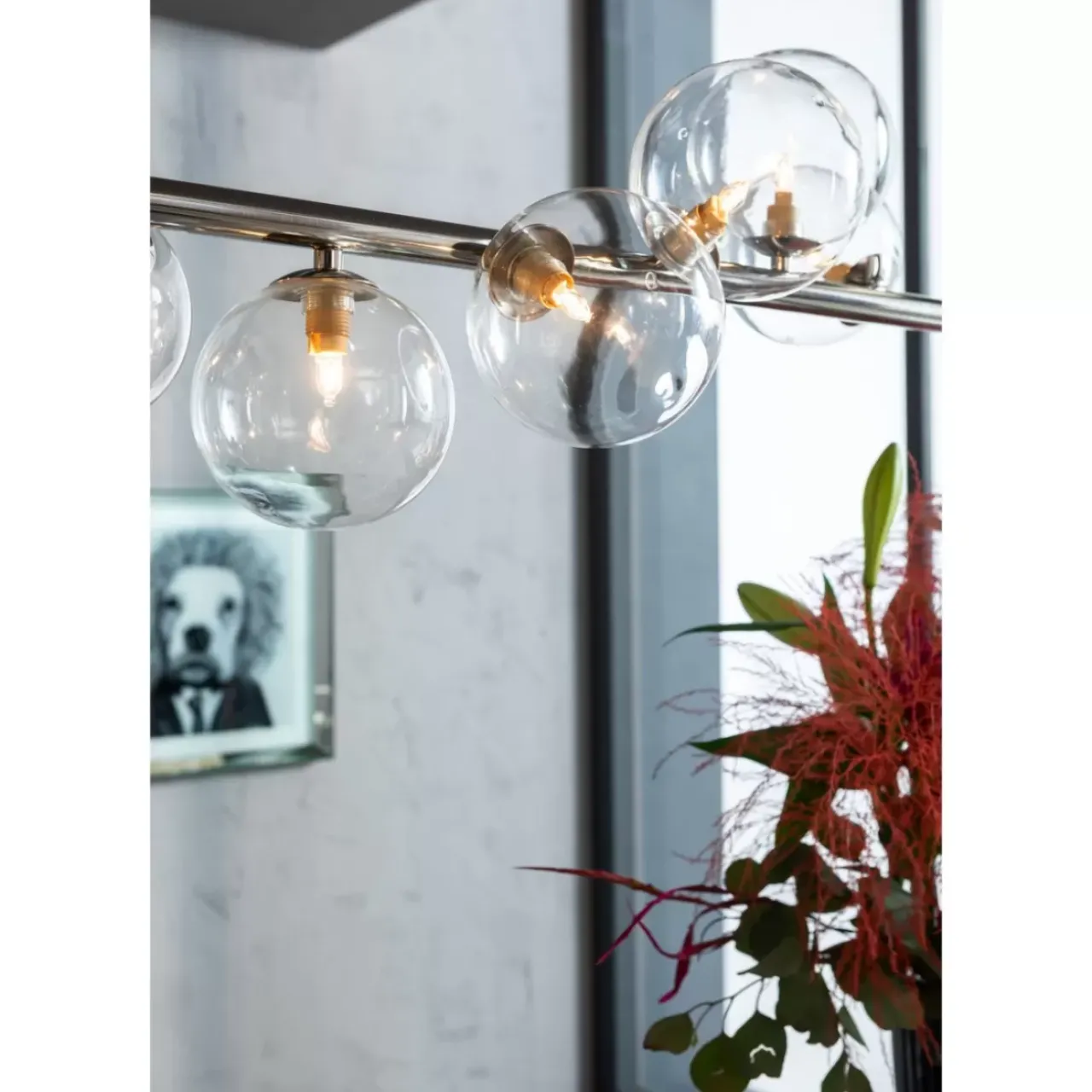 KARE Design Hängeleuchten-Hangeleuchte Scala Balls Chrome 150Cm