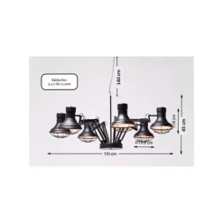 KARE Design Hängeleuchten-Hangeleuchte Spider Multi 6Er