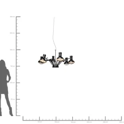 KARE Design Hängeleuchten-Hangeleuchte Spider Multi 6Er