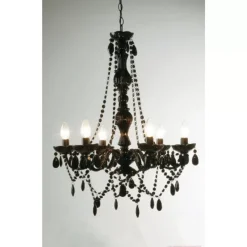 KARE Design Hängeleuchten-Hangeleuchte Starlight Schwarz 6-Arm