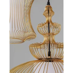 KARE Design Hängeleuchten-Hangeleuchte Swing Iron Tre Gold