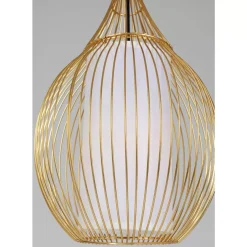 KARE Design Hängeleuchten-Hangeleuchte Swing Iron Tre Gold