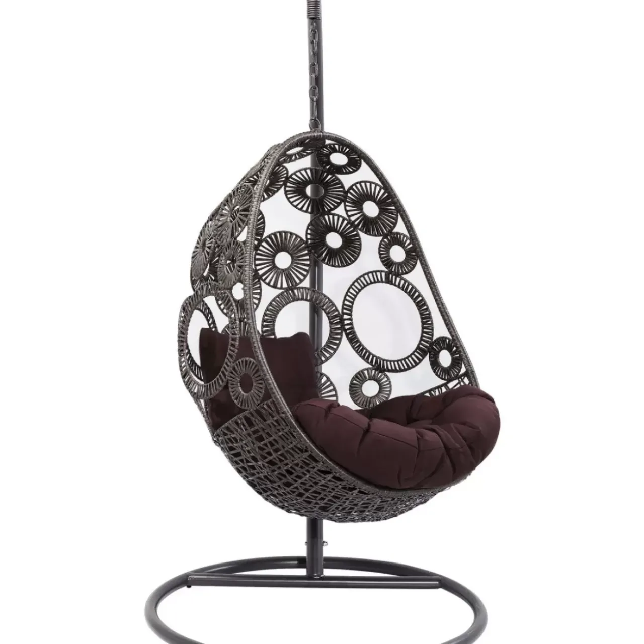 KARE Design Outdoormöbel-Hangesessel Ibiza Braun