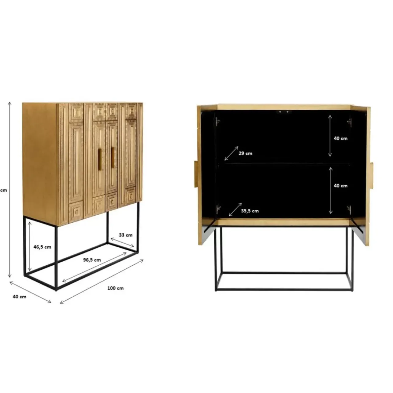 KARE Design Kommoden & Sideboards-Highboard Marrakesh