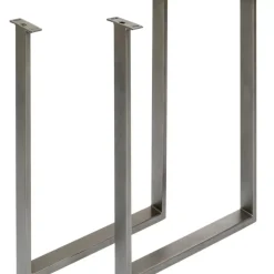 KARE Design Tische-Hochgestell Tavola Rohstahl (2/Set)