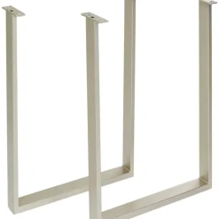 KARE Design Tische-Hochgestell Tavola Silber (2/Set)