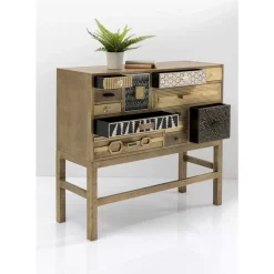 KARE Design Kommoden & Sideboards-Hochkommode Chalet Gold 13 Schube