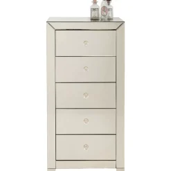 KARE Design Kommoden & Sideboards-Hochkommode Luxury Champagne 5 Schube