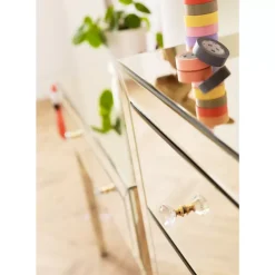 KARE Design Kommoden & Sideboards-Hochkommode Luxury Champagne 5 Schube