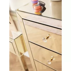 KARE Design Kommoden & Sideboards-Hochkommode Luxury Champagne 5 Schube