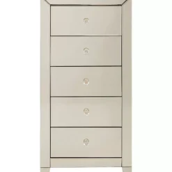 KARE Design Kommoden & Sideboards-Hochkommode Luxury Champagne 5 Schube