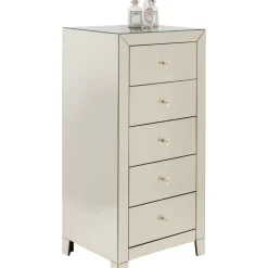 KARE Design Kommoden & Sideboards-Hochkommode Luxury Champagne 5 Schube