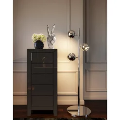 KARE Design Kommoden & Sideboards-Hochkommode Luxury Push 5 Schube Grau