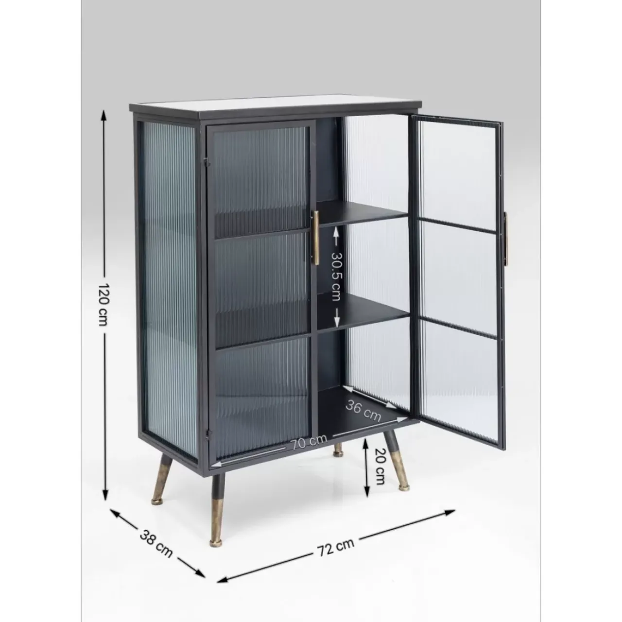 KARE Design Regale-Hochschrank La Gomera 2 Turen