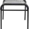 KARE Design Outdoormöbel-Hocker Acapulco Schwarz