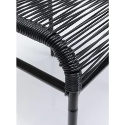 KARE Design Outdoormöbel-Hocker Acapulco Schwarz