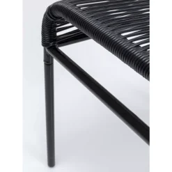 KARE Design Outdoormöbel-Hocker Acapulco Schwarz