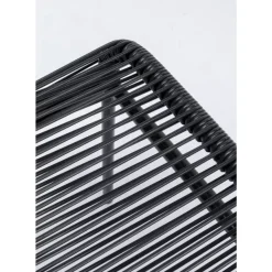 KARE Design Outdoormöbel-Hocker Acapulco Schwarz