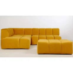 KARE Design Sitzbänke-Hocker Belami Velvet Amber 105X70Cm