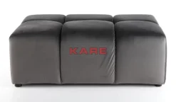 KARE Design Sitzbänke-Hocker Belami Velvet Grau 105X70Cm