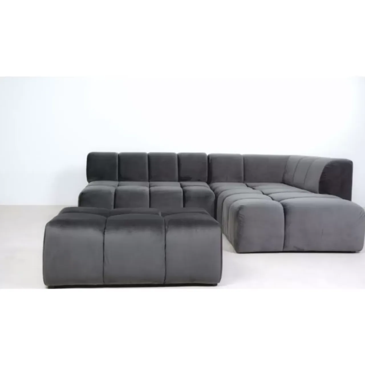 KARE Design Sitzbänke-Hocker Belami Velvet Grau 105X70Cm