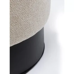 KARE Design Sitzbänke-Hocker Cherry Creme Black O36Cm