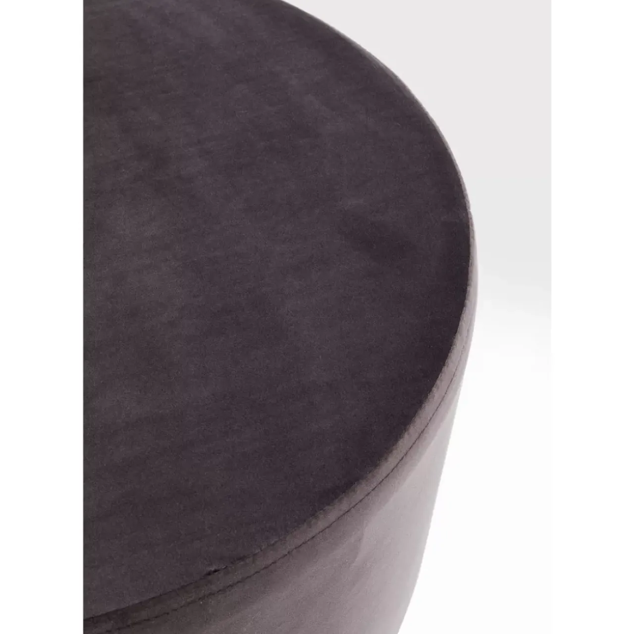 KARE Design Sitzbänke-Hocker Cherry Dunkelgrau Silver O55Cm