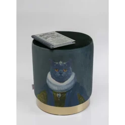 KARE Design Sitzbänke-Hocker Cherry Mr. Cat Brass O32Cm