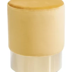 KARE Design Sitzbänke-Hocker Cherry Orange Brass O35Cm